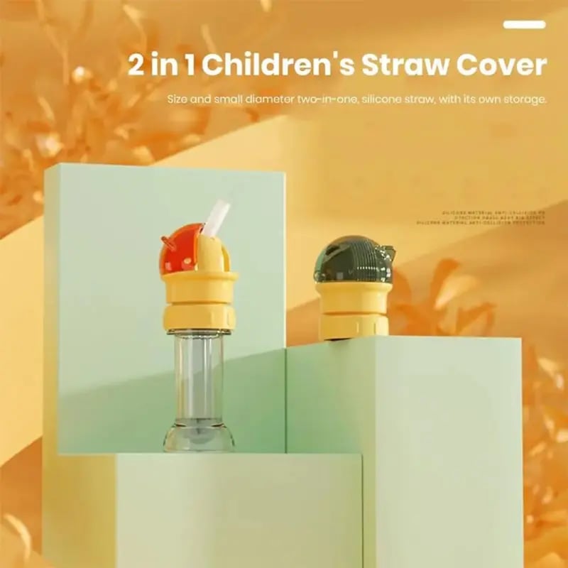 Universal Water Bottle Straw Cap: Turn ANY Bottle Into a Sippy Cup