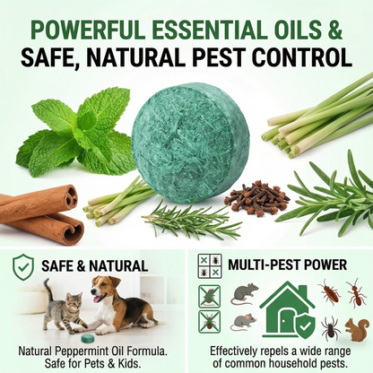 🌿 Natural Peppermint Rodent Repellent – 10 Pack, Half Price Today!