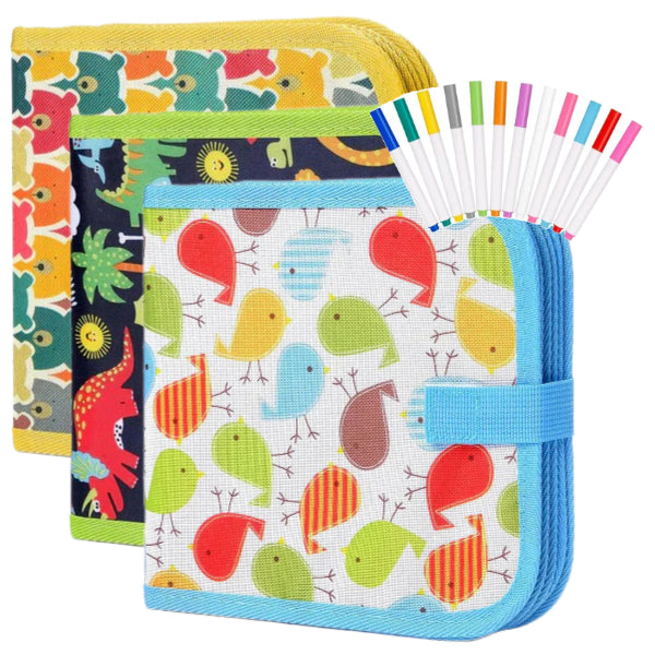 The Ultimate Reusable Kids Scribble Book | Mess-Free & Travel-Friendly🆙