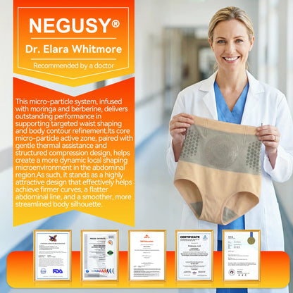 ✅ Official NEGUSY® Store | 2026 4-in-1 Moringa & Berberine Sculpting Shorts — Comfortable Tummy Control & All-Day Body Support