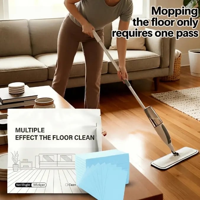 🔥Multi-Surface Floor Cleaning Tablets – Concentrated Cleaner for Hardwood, Tile, Laminate & More