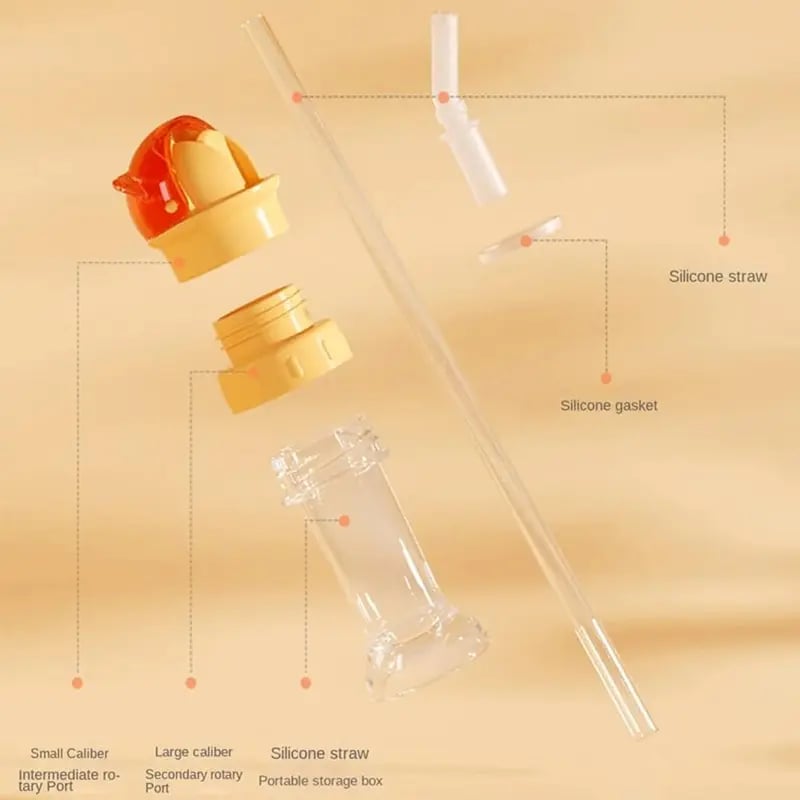 Universal Water Bottle Straw Cap: Turn ANY Bottle Into a Sippy Cup