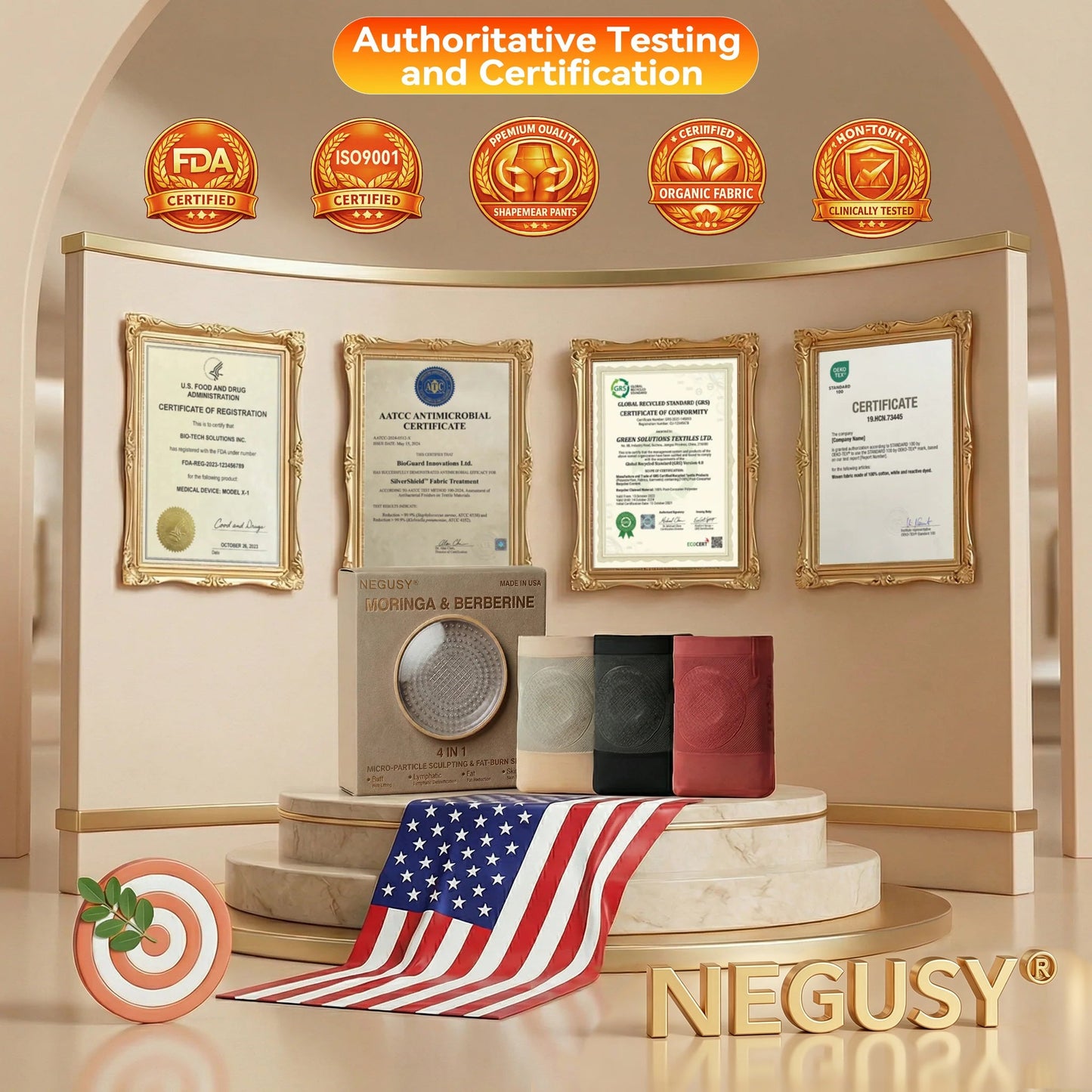 ✅ Official NEGUSY® Store | 2026 4-in-1 Moringa & Berberine Sculpting Shorts — Comfortable Tummy Control & All-Day Body Support