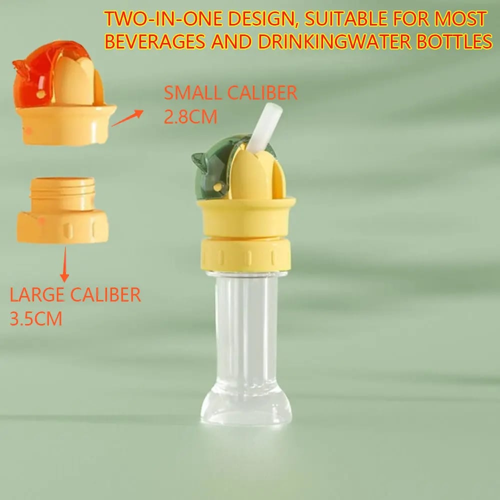 Universal Water Bottle Straw Cap: Turn ANY Bottle Into a Sippy Cup