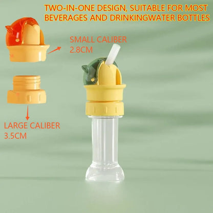 Universal Water Bottle Straw Cap: Turn ANY Bottle Into a Sippy Cup