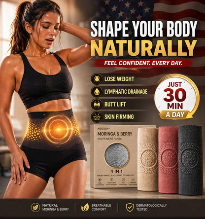 ✅ Official NEGUSY® Store | 2026 4-in-1 Moringa & Berberine Sculpting Shorts — Comfortable Tummy Control & All-Day Body Support