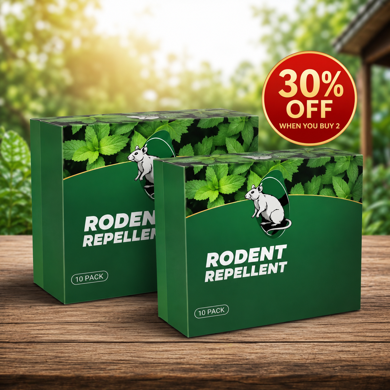 🌿 Natural Peppermint Rodent Repellent – 10 Pack, Half Price Today!