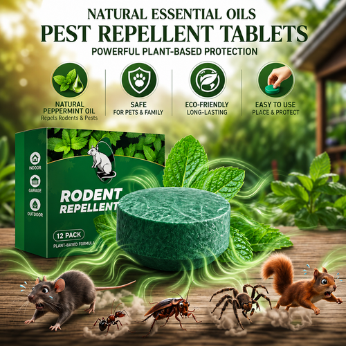 🌿 Natural Peppermint Rodent Repellent – 12 Pack, Half Price Today!