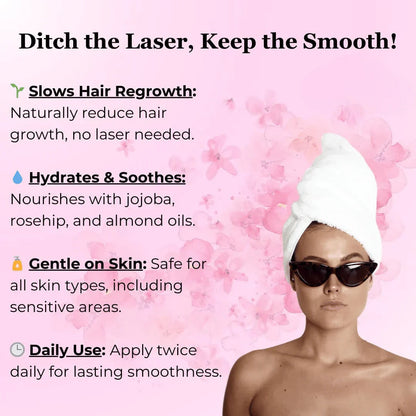 ✨ 50% OFF✨Natural Hair Removal Oil For Smooth, Radiant Skin | Cyperus Rotundus Oil