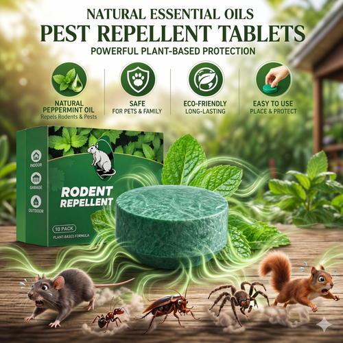 🌿 Natural Peppermint Rodent Repellent – 10 Pack, Half Price Today!