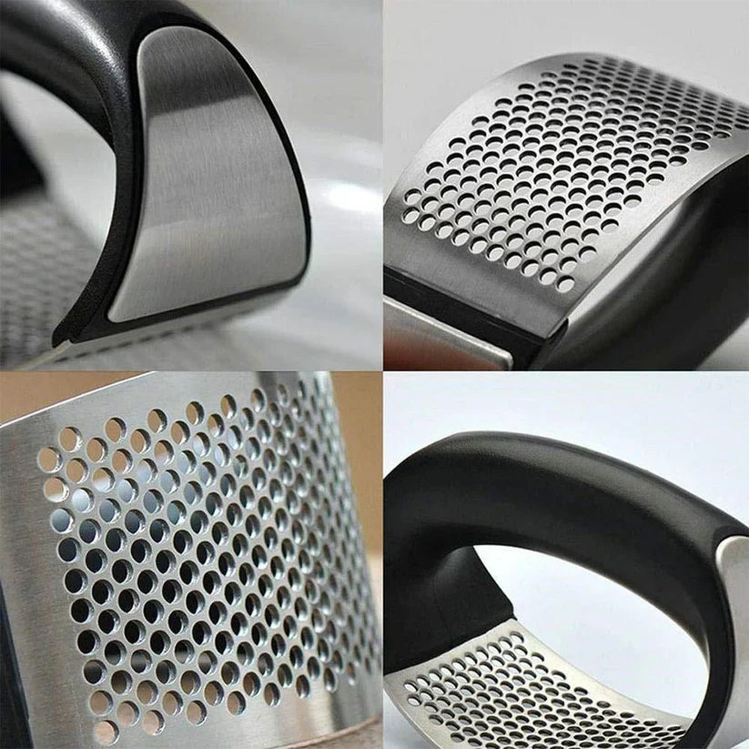 Premium Stainless Steel Multi-Purpose Garlic Press
