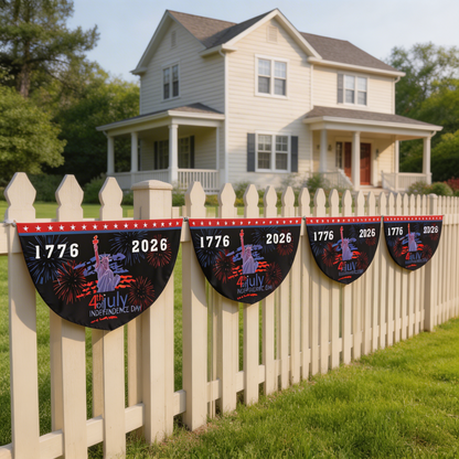 250th Anniversary USA Bunting Flag | Heavy-Duty & Fade Resistant