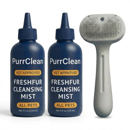 The PurrClean No-Rinse Coat Refresh System for Cats & Dogs🆙