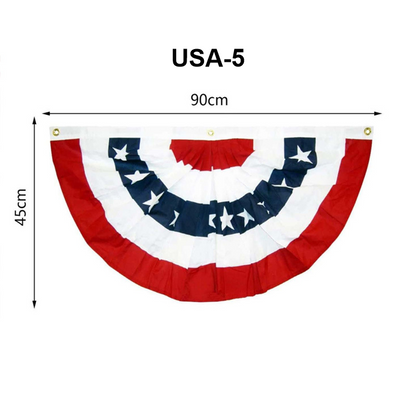250th Anniversary USA Bunting Flag | Heavy-Duty & Fade Resistant