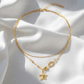 Celestial Double-Layer Star Pendant Necklace