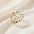 Enchanted Flora Sculptural Open Ring