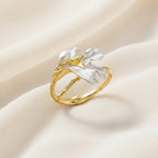Enchanted Flora Sculptural Open Ring