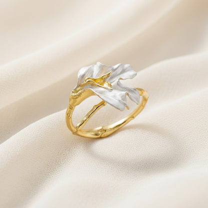 Enchanted Flora Sculptural Open Ring