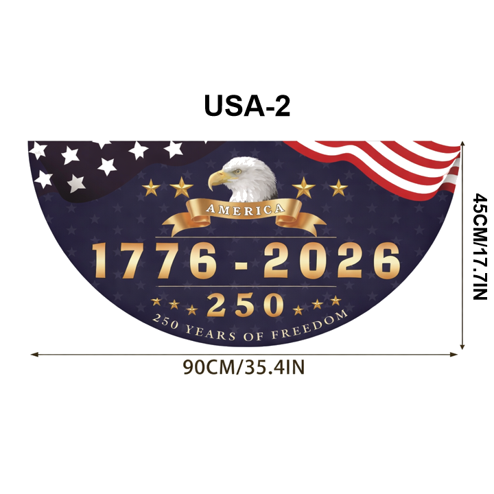 250th Anniversary USA Bunting Flag | Heavy-Duty & Fade Resistant